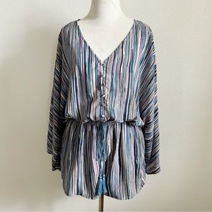 Maverick striped shorts romper resort wear